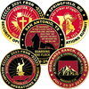 Full Set of 5 Commemorative Coins