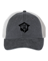 *SOS.25 grey/blk shield logo hat